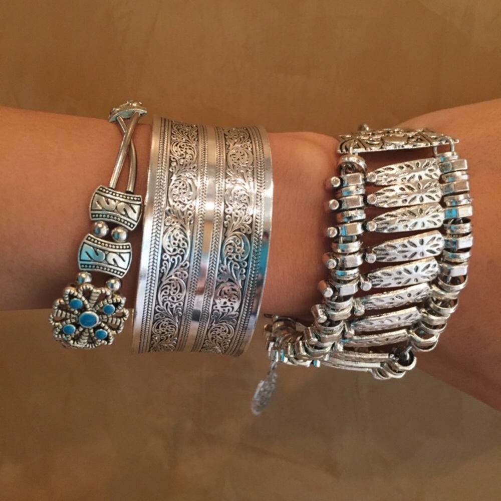 Brand new tibetan silver bracelet - Picture 10 of 10